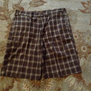 Mens plaid shorts